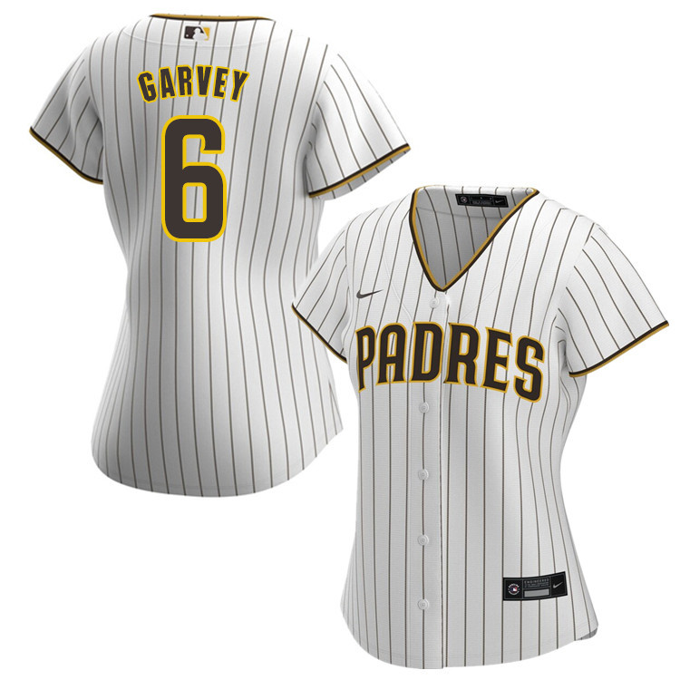 Nike Women #6 Steve Garvey San Diego Padres Baseball Jersey Sale-White - Click Image to Close